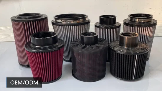 Auto Air Filter Height 85mm Neck ID: 35mm Car Cone Cold Air Intake Filter Turbo Vent Crankcase Breather Pqy